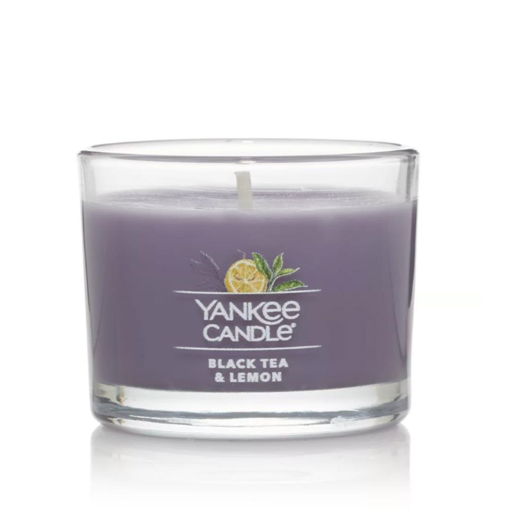 Yankee Candle Black Tea & Lemon Filled Votive Candle Extra Image 2